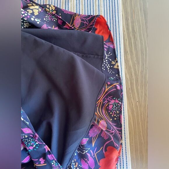 Betsey Johnson Mid Dress Size Small Multicolored Floral Print Lined Vintage - Picture 7 of 12